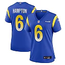 Zennovawear Nick Hampton Los Angeles Rams Women's Team Game Jersey - Royal