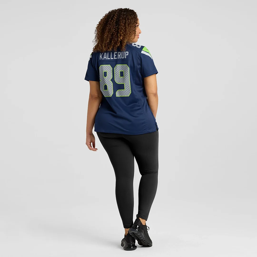 Zennovawear Nick Kallerup Seattle Seahawks Women's Team Game Jersey - College Navy