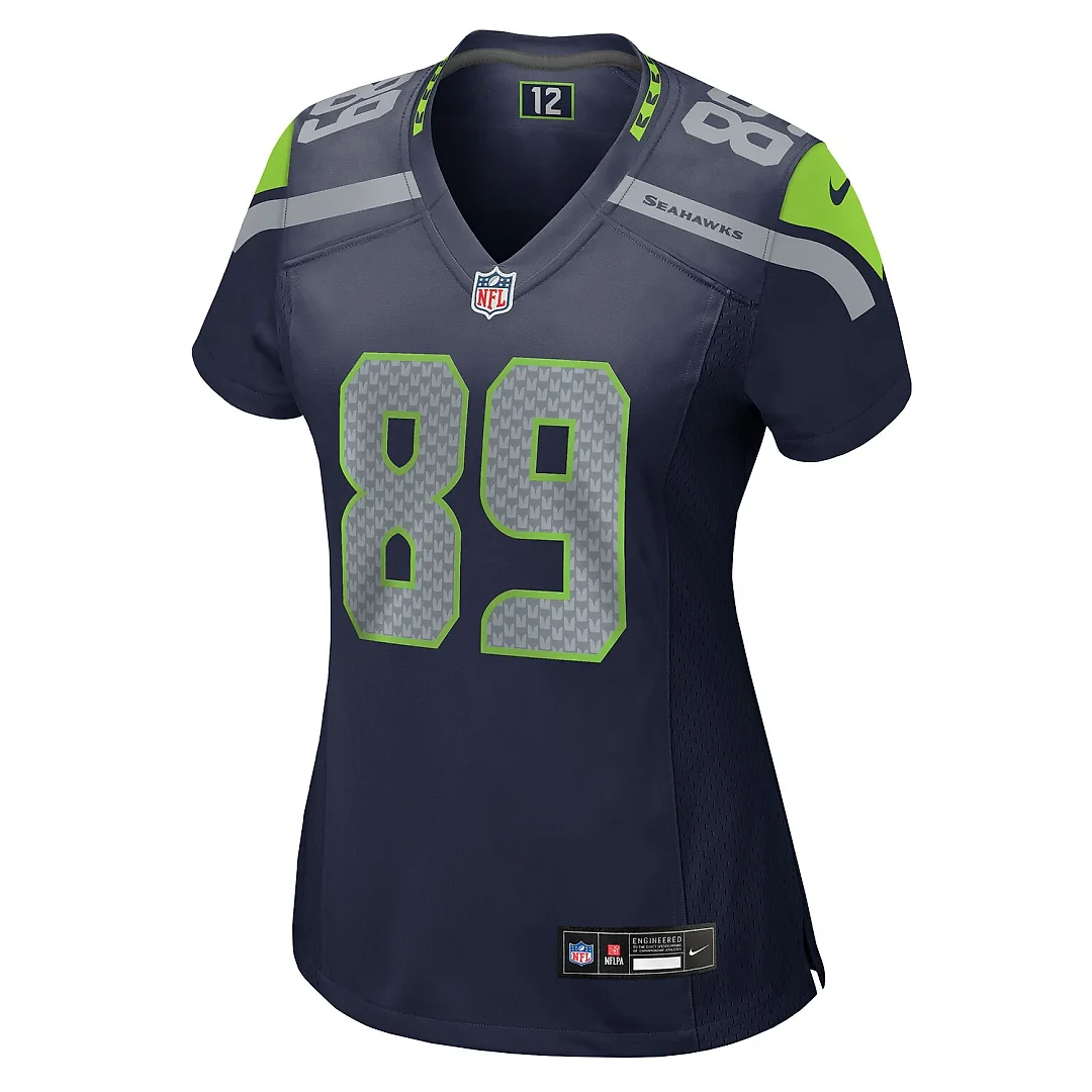 Zennovawear Nick Kallerup Seattle Seahawks Women's Team Game Jersey - College Navy