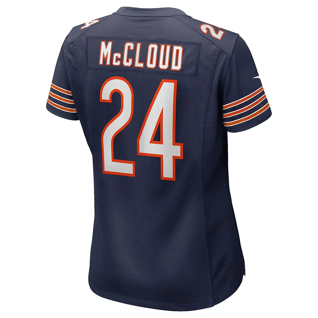 Zennovawear Nick McCloud Chicago Bears Women's Team Game Jersey - Navy