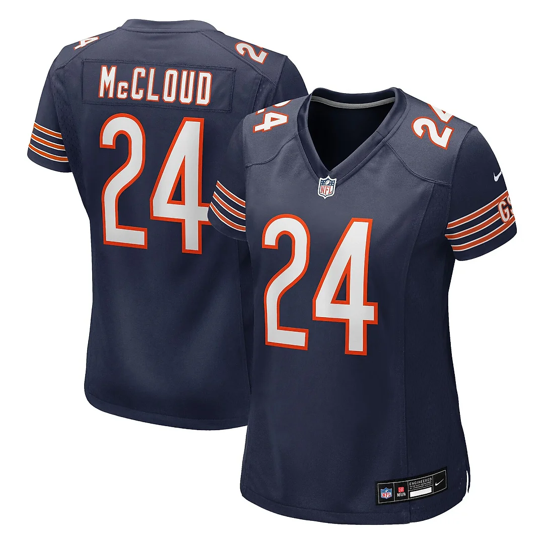 Zennovawear Nick McCloud Chicago Bears Women's Team Game Jersey - Navy