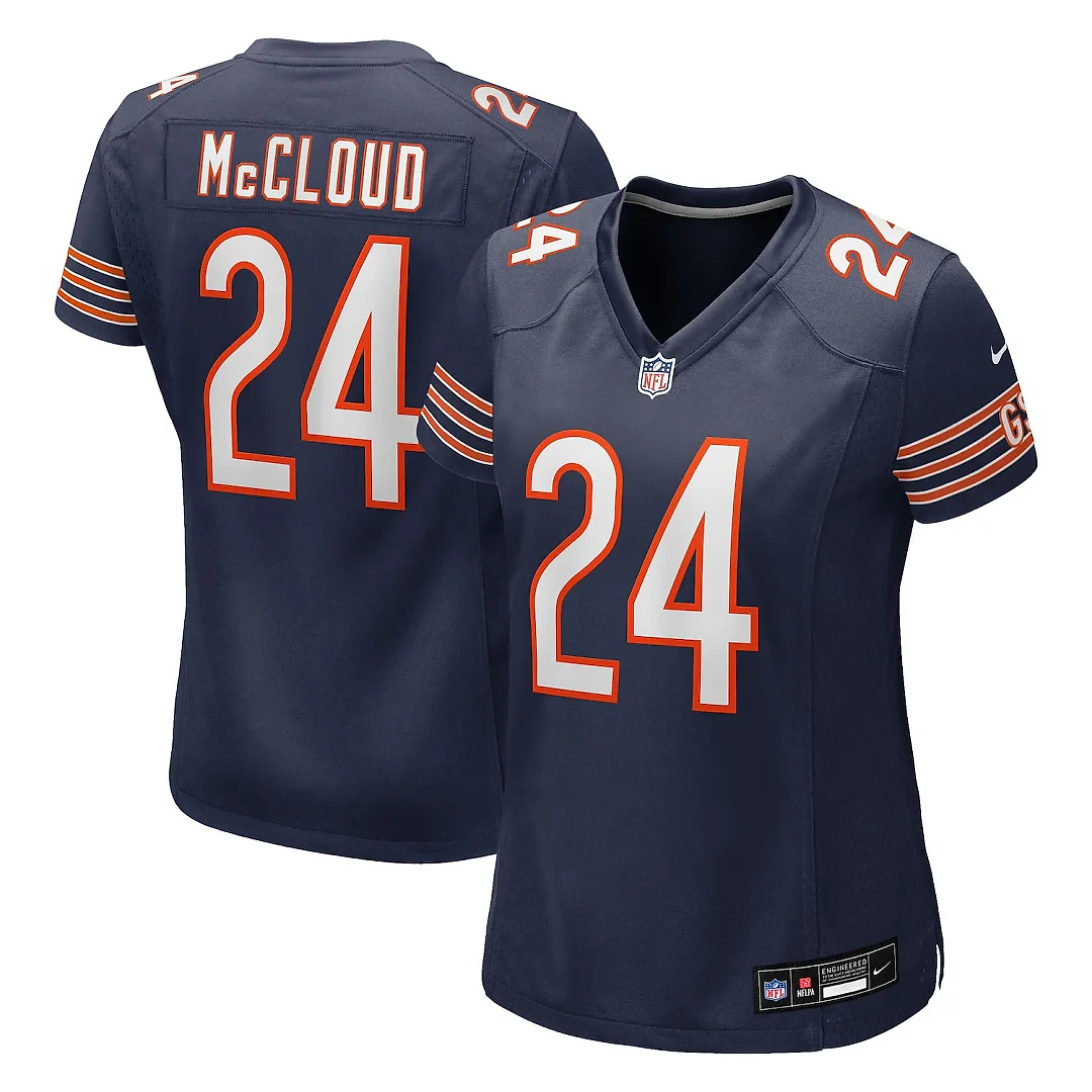Zennovawear Nick McCloud Chicago Bears Women's Team Game Jersey - Navy