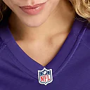 Zennovawear Nick Moore Baltimore Ravens Women's Game Player Jersey - Purple