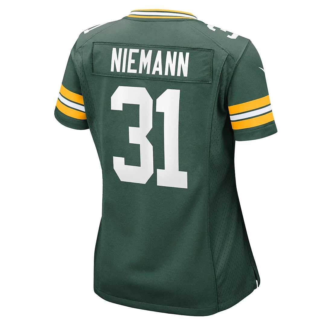 Zennovawear Nick Niemann Green Bay Packers Women's Team Game Jersey - Green