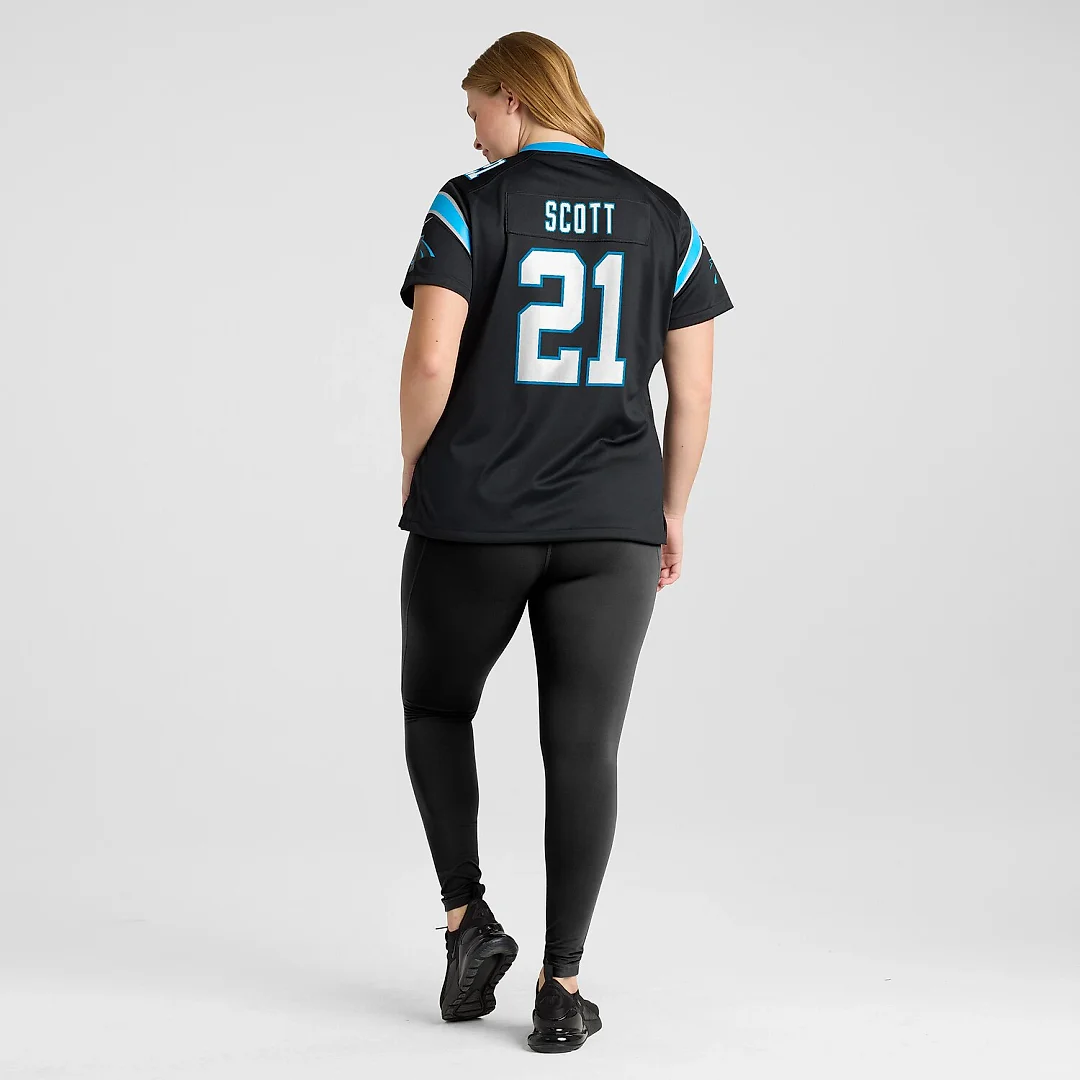 Zennovawear Nick Scott Carolina Panthers Women's Game Jersey - Black