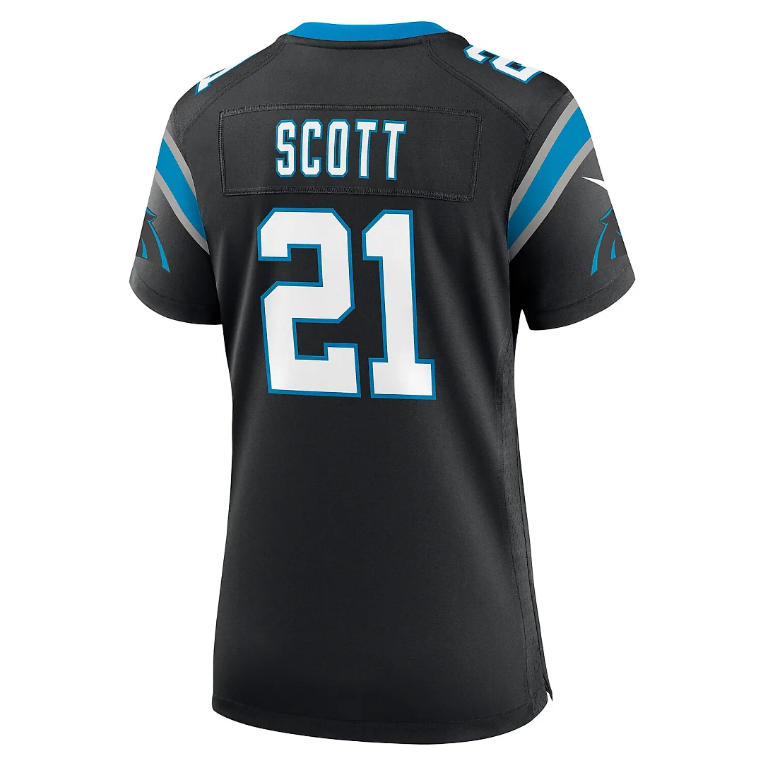 Zennovawear Nick Scott Carolina Panthers Women's Game Jersey - Black