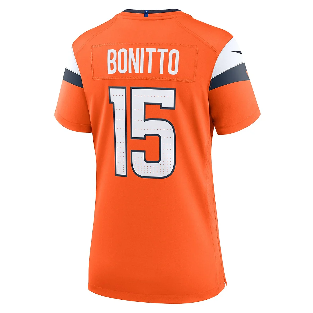 Zennovawear Nik Bonitto Denver Broncos Women's Team Game Jersey - Orange
