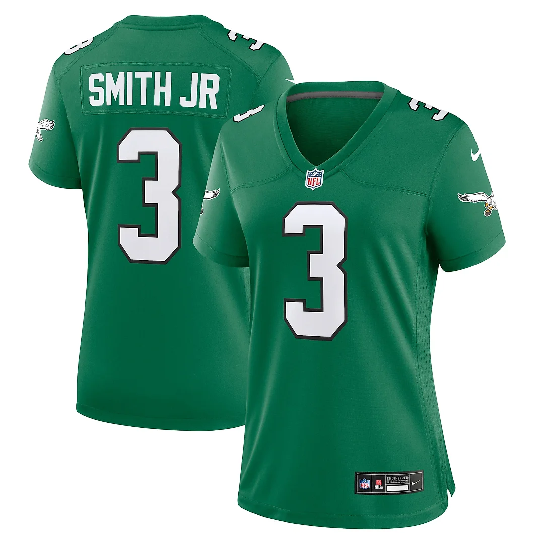 Zennovawear Nolan Smith Philadelphia Eagles Women's Alternate Game Jersey - Kelly Green