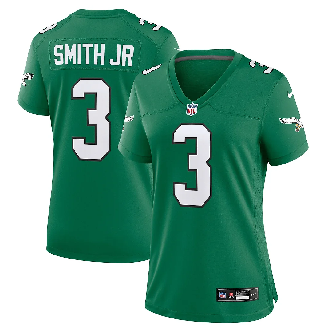 Zennovawear Nolan Smith Philadelphia Eagles Women's Alternate Game Jersey - Kelly Green