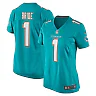 Zennovawear Number 1 Bride Miami Dolphins Women's Game Jersey - Aqua
