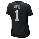 Zennovawear Number 1 Bride Las Vegas Raiders Women's Game Jersey - Black