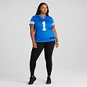 Zennovawear Number 1 Bride Detroit Lions Women's Game Jersey - Blue