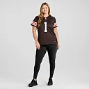 Zennovawear Number 1 Bride Cleveland Browns Women's Game Jersey - Brown