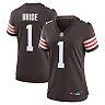 Zennovawear Number 1 Bride Cleveland Browns Women's Game Jersey - Brown