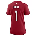 Zennovawear Number 1 Bride Arizona Cardinals Women's Game Jersey - Cardinal