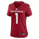 Zennovawear Number 1 Bride Arizona Cardinals Women's Game Jersey - Cardinal
