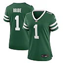 Zennovawear Number 1 Bride New York Jets Women's Game Jersey - Legacy Green