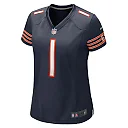 Zennovawear Number 1 Bride Chicago Bears Women's Game Jersey - Navy