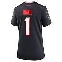 Zennovawear Number 1 Bride Houston Texans Women's Game Jersey - Navy