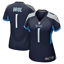 Zennovawear Number 1 Bride Tennessee Titans Women's Game Jersey - Navy
