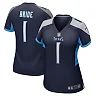 Zennovawear Number 1 Bride Tennessee Titans Women's Game Jersey - Navy