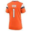 Zennovawear Number 1 Bride Denver Broncos Women's Game Jersey - Orange