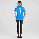 Zennovawear Number 1 Bride Los Angeles Chargers Women's Game Jersey - Powder Blue