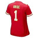 Zennovawear Number 1 Bride Kansas City Chiefs Women's Game Jersey - Red