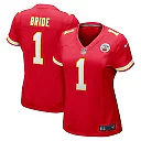 Zennovawear Number 1 Bride Kansas City Chiefs Women's Game Jersey - Red