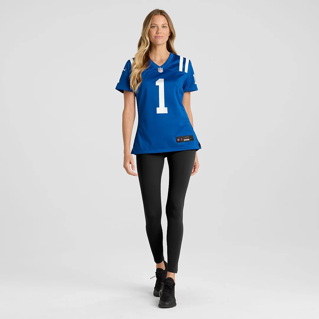 Zennovawear Number 1 Bride Indianapolis Colts Women's Game Jersey - Royal