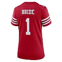 Zennovawear Number 1 Bride San Francisco 49ers Women's Game Jersey - Scarlet