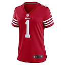 Zennovawear Number 1 Bride San Francisco 49ers Women's Game Jersey - Scarlet