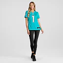 Zennovawear Number 1 Mom Miami Dolphins Women's Game Jersey - Aqua