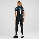 Zennovawear Number 1 Mom Carolina Panthers Women's Game Jersey - Black