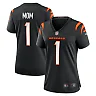Zennovawear Number 1 Mom Cincinnati Bengals Women's Game Jersey - Black