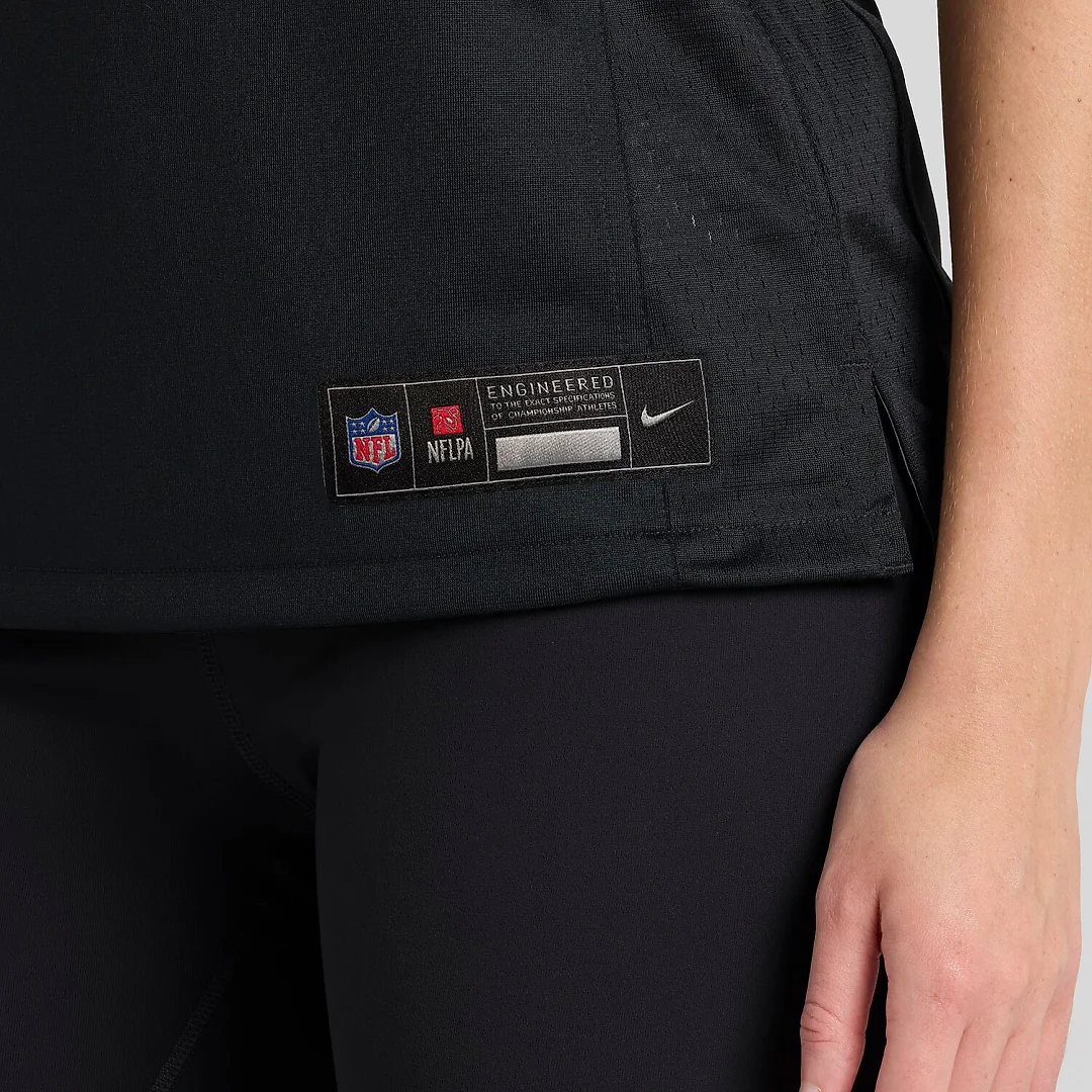 Zennovawear Number 1 Mom New Orleans Saints Women's Game Jersey - Black