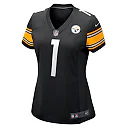 Zennovawear Number 1 Mom Pittsburgh Steelers Women's Game Jersey - Black