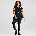 Zennovawear Number 1 Mom Pittsburgh Steelers Women's Game Jersey - Black