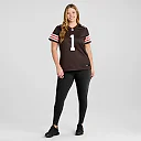 Zennovawear Number 1 Mom Cleveland Browns Women's Game Jersey - Brown