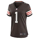 Zennovawear Number 1 Mom Cleveland Browns Women's Game Jersey - Brown