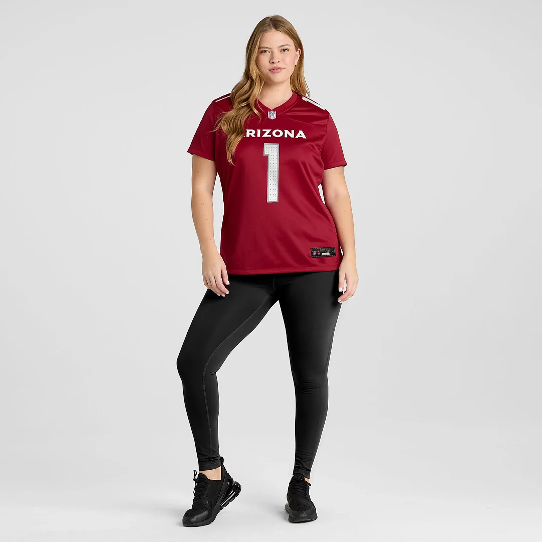 Zennovawear Number 1 Mom Arizona Cardinals Women's Game Jersey - Cardinal