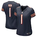 Zennovawear Number 1 Mom Chicago Bears Women's Game Jersey - Navy