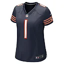 Zennovawear Number 1 Mom Chicago Bears Women's Game Jersey - Navy