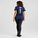 Zennovawear Number 1 Mom New England Patriots Women's Game Jersey - Navy