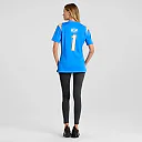 Zennovawear Number 1 Mom Los Angeles Chargers Women's Game Jersey - Powder Blue