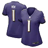 Zennovawear Number 1 Mom Baltimore Ravens Women's Game Jersey - Purple