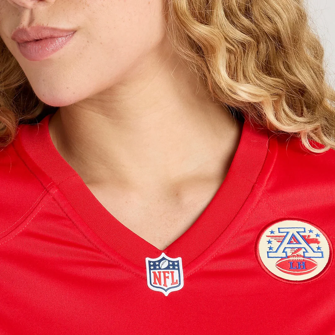 Zennovawear Number 1 Mom Kansas City Chiefs Women's Game Jersey - Red