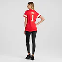 Zennovawear Number 1 Mom Kansas City Chiefs Women's Game Jersey - Red