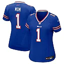 Zennovawear Number 1 Mom Buffalo Bills Women's Game Jersey - Royal