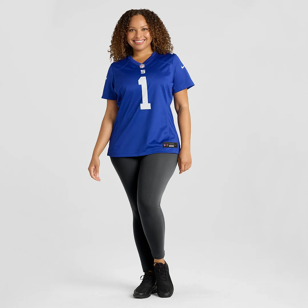 Zennovawear Number 1 Mom New York Giants Women's Game Jersey - Royal